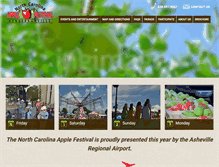 Tablet Screenshot of ncapplefestival.org